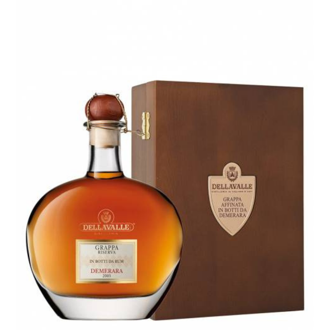 DELLAVALLE GRAPPA AFFINATA RUM DEMERARA 70cl